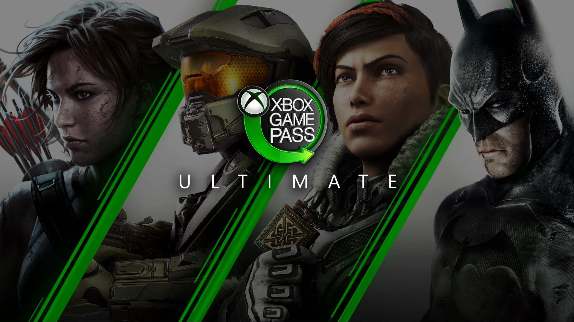 Xbox Game Pass Ultimate Tomb Raider, Halo, Gears 5, Batman